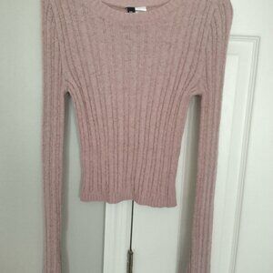 H&M sweater, S, Blush